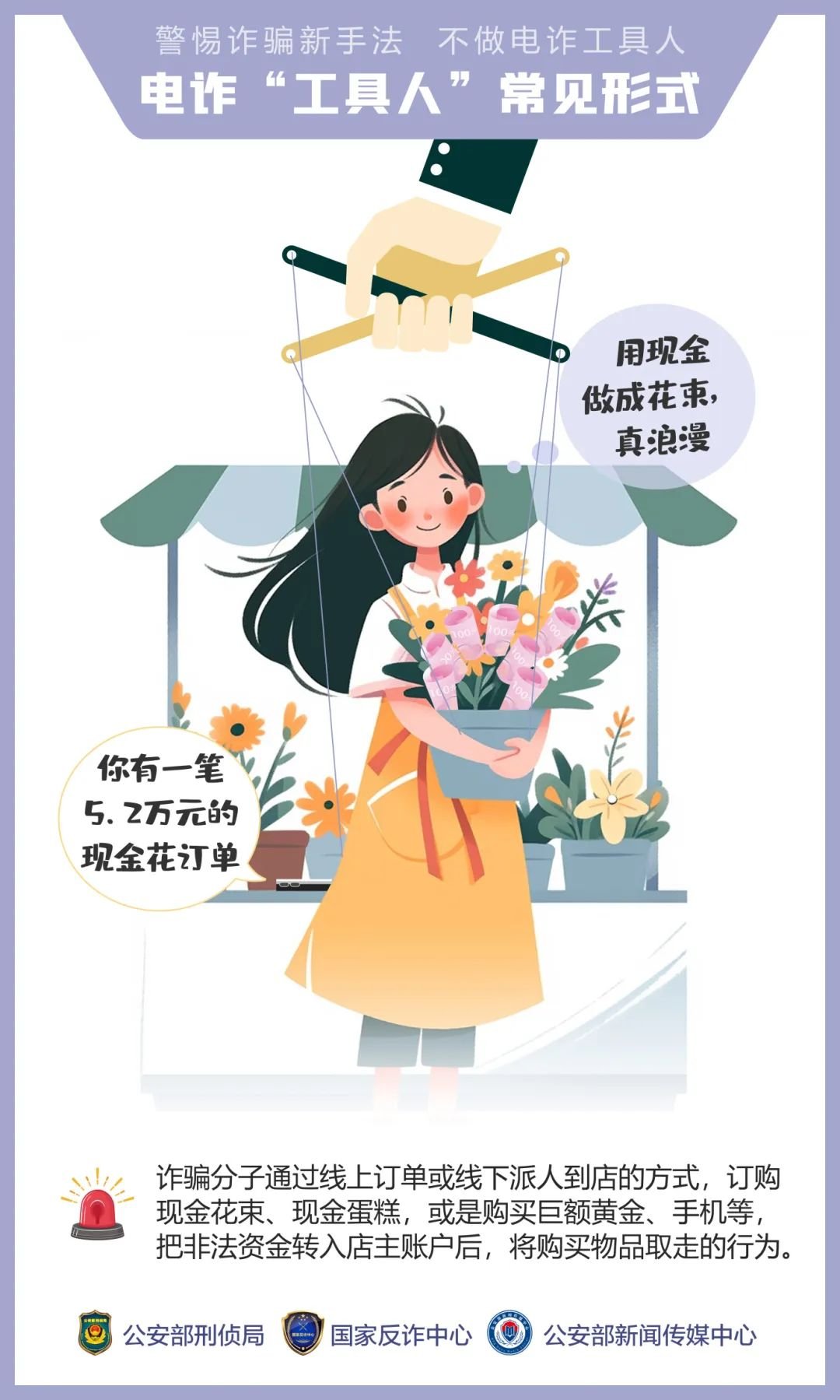 公安,機關,呼吁,公眾,提高,警惕,—,誘騙,手法, . 公安機關呼吁公眾提高警惕——誘騙手法“套路深” 莫成電詐“工具人”