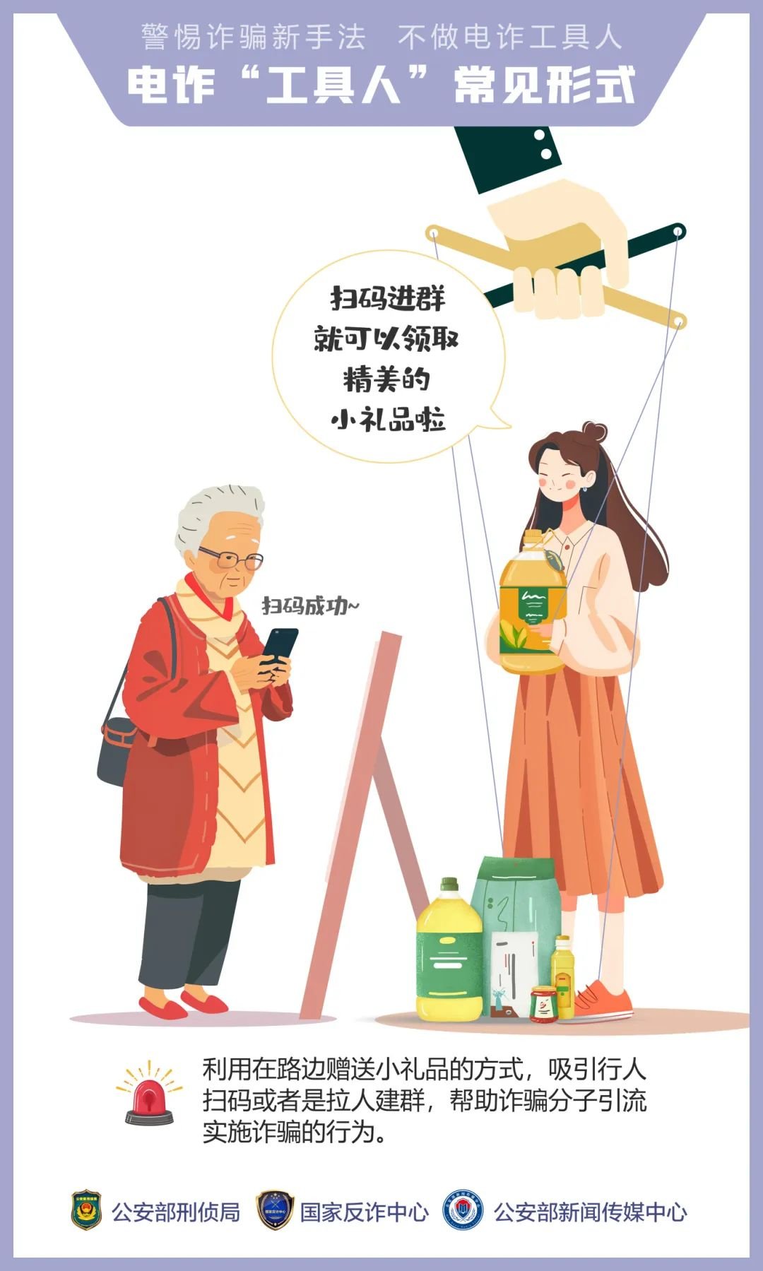 公安,機關,呼吁,公眾,提高,警惕,—,誘騙,手法, . 公安機關呼吁公眾提高警惕——誘騙手法“套路深” 莫成電詐“工具人”