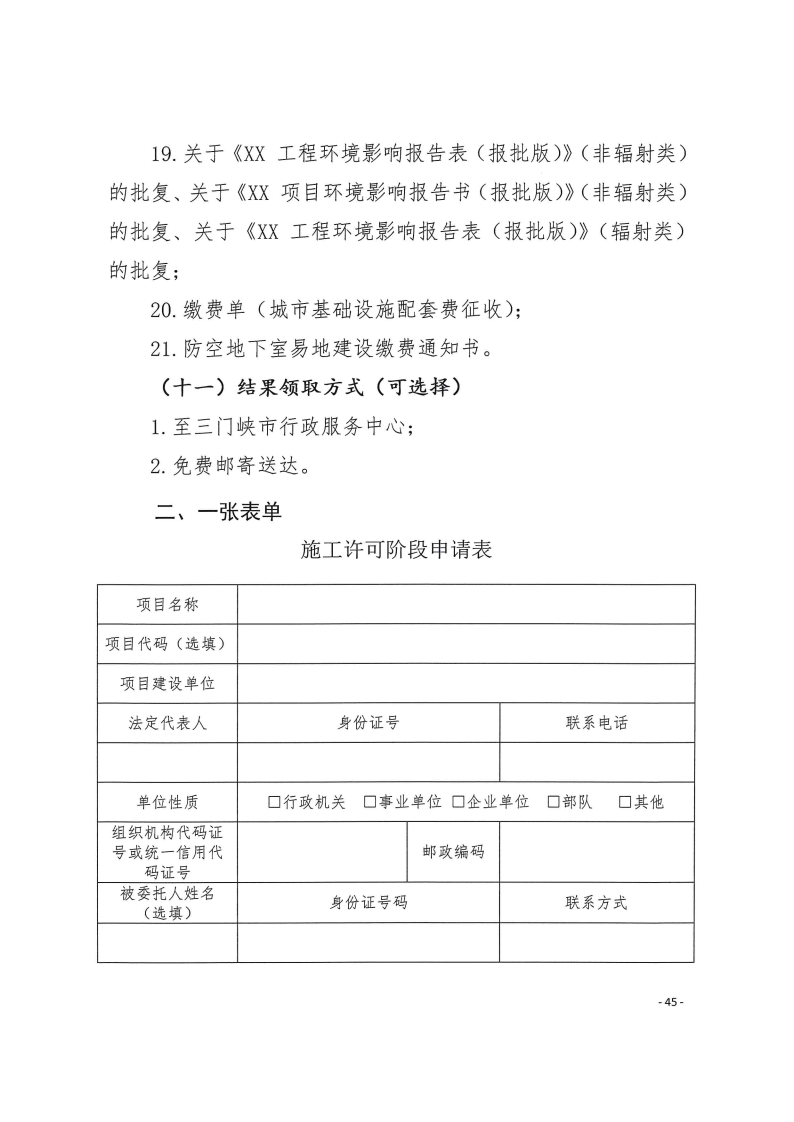 三門峽市,工程,建設項目,四個,階段,審批事項, . 三門峽市工程建設項目四個階段審批事項辦理規則（試行）